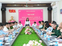 Thường trực Đảng uỷ xã Phù Đổng làm việc với Ban Chỉ huy Quân sự và và Ban Chỉ huy Công An xã Phù Đổng năm 2026