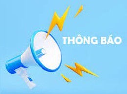 THÔNG BÁO CÔNG KHAI NIÊM YẾT