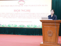 Xã Yên Xuân: Nâng cao hiệu quả công tác Mặt trận và triển khai nhiệm vụ trọng tâm Quý II/2026