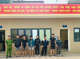 Công an xã Phú Xuyên xử lý các đối tượng vi phạm pháp luật về ma túy