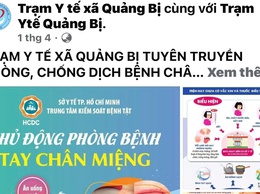 Quảng Bị tổ chức đợt cao điểm vệ sinh môi trường, khử khuẩn phòng chống bệnh tay chân miệng