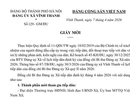 ĐẢNG ỦY XÃ VĨNH THANH