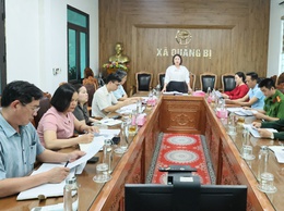 UBND xã Quảng Bị: Kiểm điểm tiến độ triển khai Tháng hành động về an toàn, vệ sinh lao động và Tháng Công nhân năm 2026