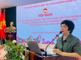 Hội nghị tập huấn công tác giám sát và phản biện xã hội năm 2026