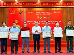 Thanh Liệt: Khen thưởng 6 tập thể và 8 cá nhân có thành tích xuất sắc trong công tác tuyển chọn và gọi công dân nhập ngũ năm 2026