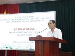 Khai giảng lớp bồi dưỡng nhận thức về Đảng khóa IV năm 2026