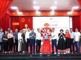 HỘI NGHỊ CÔNG BỐ QUYẾT ĐỊNH HỢP NHẤT HỘI CHỮ THẬP ĐỎ XÃ BÌNH MINH