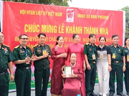 Khánh thành nhà tình nghĩa tại thôn Thiên Lộc, xã Đoài Phương