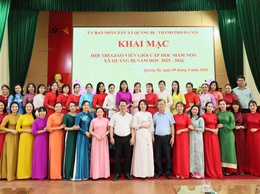 Quảng Bị khai mạc Hội thi giáo viên dạy giỏi bậc mầm non năm học 2025-2026