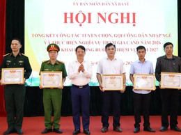 XÃ BA VÌ HOÀN THÀNH 100% CHỈ TIÊU GIAO QUÂN ĐẠT CHẤT LƯỢNG TỐT