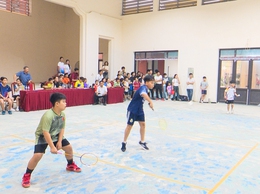 Thượng Phúc tổ chức giải cầu lông học sinh, thúc đẩy phong trào thể thao học đường