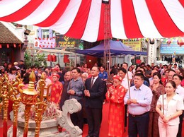 Đống Đa: Lễ hội truyền thống Đình Nam Đồng tưởng nhớ Thái úy Lý Thường Kiệt