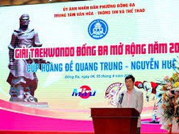 Gần 400 vận động viên tham gia giải Taekwondo Đống Đa mở rộng năm 2026