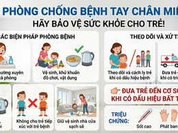Những điều cần biết về bệnh tay chân miệng ở trẻ em