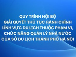 Hà Nội phê duyệt quy trình nội bộ giải quyết thủ tục hành chính lĩnh vực du lịch
