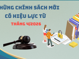 Một số văn bản nổi bật có hiệu lực từ tháng 4 năm 2026