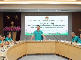 Hội Nông dân xã Gia Lâm tổ chức Hội nghị giao ban công tác quý I, triển khai nhiệm vụ quý II năm 2026