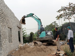 Ông Nguyễn Văn Đồng – thôn Hưng Thịnh tự giác tháo dỡ công trình vi phạm, chấp hành nghiêm quy định pháp luật
