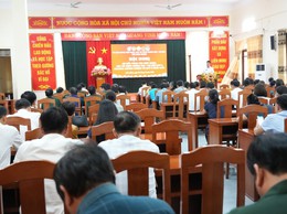 Hội nghị Sơ kết công tác Mặt trận, các tổ chức chính trị- xã hội xã Quý I năm 2026