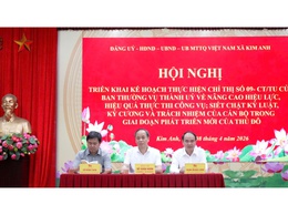 XÃ KIM ANH SƠ KẾT CÔNG TÁC XÂY DỰNG  ĐẢNG,  XÂY DỰNG HỆ THỐNG CHÍNH TRỊ  QUÝ 1 NĂM 2026