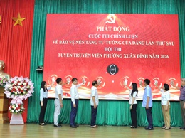 Phường Xuân Đỉnh phát động Cuộc thi chính luận bảo vệ nền tảng tư tưởng của Đảng và Hội thi tuyên truyền viên năm 2026