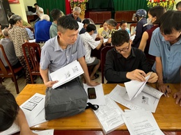 XÁC MINH NHÂN KHẨU, NGHỀ NGHIỆP CHO 217 HỘ DÂN THÔN AN KHOÁI VÀ 1.700 HỘ THÔN CHÂU MAI PHỤC VỤ DỰ ÁN KHU ĐÔ THỊ THỂ THAO OLYMPIC