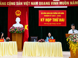Kỳ họp thứ hai HĐND phường Kiến Hưng thành công tốt đẹp