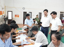 Xã Dương Hoà tiếp tục chi trả tiền bồi thường giải phóng mặt bằng Dự án thành phần 1 - Depot Sơn Đồng