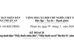 Kế hoạch xét tặng danh hiệu“Thầy thuốc nhân dân”,“Thầy thuốc ưu tú”lần thứ15-năm 2027