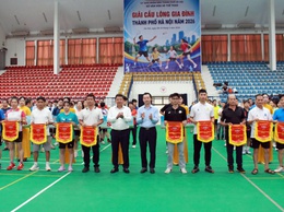 Khai mạc Giải cầu lông gia đình thành phố Hà Nội năm 2026