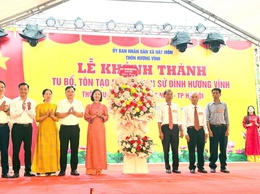 Khánh thành đình Hương Vĩnh – Gìn giữ giá trị văn hóa truyền thống quê hương