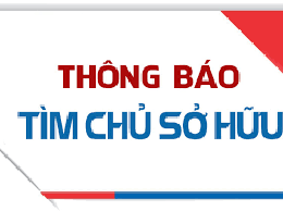 Thông báo tìm chủ sử dụng đất