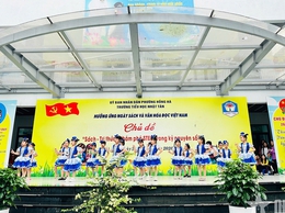 Ngày hội sách ở Trường Tiểu học Nhật Tân: Lan tỏa văn hóa đọc trong học sinh