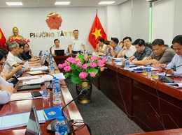 Thành phố làm việc với phường Tây Tựu về tiến độ thực hiện Dự án xây dựng Khu công viên công nghệ số và hỗn hợp