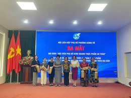 Hội LHPN phường: Tập huấn kiến thức An toàn thực phẩm và ra mắt mô hình 