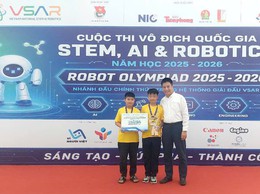 Tuổi trẻ Minh Châu tự hào góp mặt tại đấu trường Robotics quốc tế.