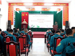 Nâng cao sức mạnh “5 vững”: Xã Hoài Đức khai mạc huấn luyện Dân quân cơ động năm 2026