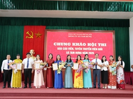 Xã Tam Hưng: Lan tỏa bản lĩnh, trí tuệ từ Hội thi Báo cáo viên, tuyên truyền viên giỏi năm 2026
