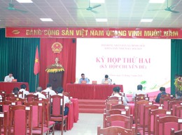 Hội đồng Nhân dân xã Minh Châu, khóa XXII tổ chức kỳ họp thứ II- Kỳ họp chuyên đề