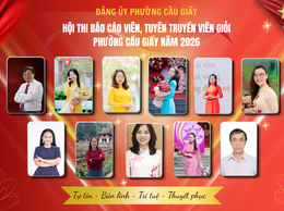 PHƯỜNG CẦU GIẤY SÔI NỔI HỘI THI BÁO CÁO VIÊN, TUYÊN TRUYỀN VIÊN GIỎI