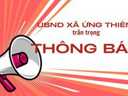 Ứng Thiên niêm yết công khai 14 hồ sơ đề nghị cấp Giấy chứng nhận quyền sử dụng đất lần đầu