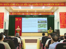 Sơn Đồng tổ chức lấy ý kiến về điều chỉnh tổng thể Quy hoạch Khu trung tâm thương mại dịch vụ và nhà ở cao cấp An Khánh