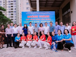 Ủy ban Mặt trận tổ quốc Việt Nam phường Yên Hòa, khánh thành mô hình dân vận khéo “Ngõ phố xanh - Hạnh phúc”