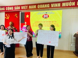 CHI BỘ TRƯỜNG MẦM NON THỊNH LIỆT TỔ CHỨC SINH HOẠT CHUYÊN ĐỀ QUÝ II NĂM 2026.