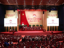 Khai mạc phiên thứ nhất Đại hội đại biểu toàn quốc MTTQ Việt Nam lần thứ XI