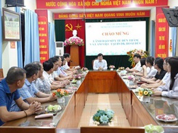 Lãnh đạo Sở Y tế Hà Nội thăm và làm việc tại Bệnh viện Đa khoa Hoài Đức: Hiện thực hóa mục tiêu xây dựng trung tâm y tế hiện đại phía Tây Thủ đô