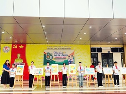 Trường THCS Lam Điền, trường Tiểu học Hoàng Diệu: Tổ chức chuỗi hoạt động kỷ niệm 85 năm Ngày thành lập Đội TNTP Hồ Chí Minh 15/5 và 136 năm Ngày sinh Bác Hồ 19/5