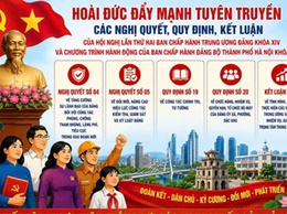 Hoài Đức đẩy mạnh tuyên truyền thực hiện các Nghị quyết, Quy định, Kết luận của Trung ương khóa XIV và chương trình hành động của Thành phố Hà Nội