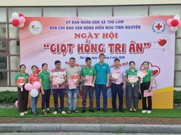 Xã Thư Lâm tổ chức Ngày hội hiến máu tình nguyện “Giọt hồng tri ân” năm 2026