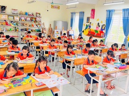 Học sinh trường tiểu học Sơn Đà gửi gắm ước mơ qua cuộc thi vẽ tranh 